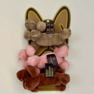 NANDOG PET GEAR 3 Mini plush balloon dog crinkle squeaker toy for dogs/cats 🐶🐾🐱